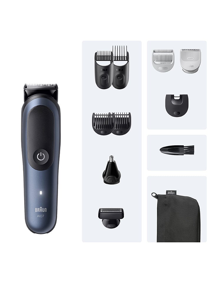 Braun Barttrimmer ''Series 7 All-In-One'' in Dunkelblau günstig kaufen onesize