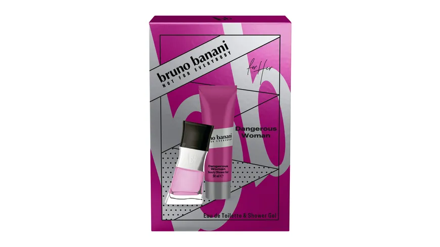 bruno banani Dangerous Woman Eau de Toilette + Duschgel Geschenkpackung