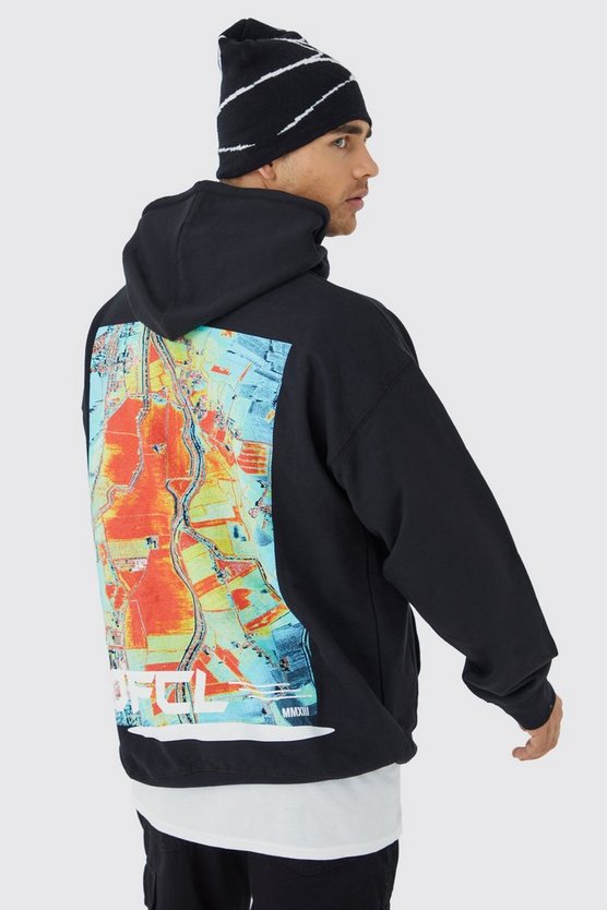 Oversize Hoodie mit Official-Print
