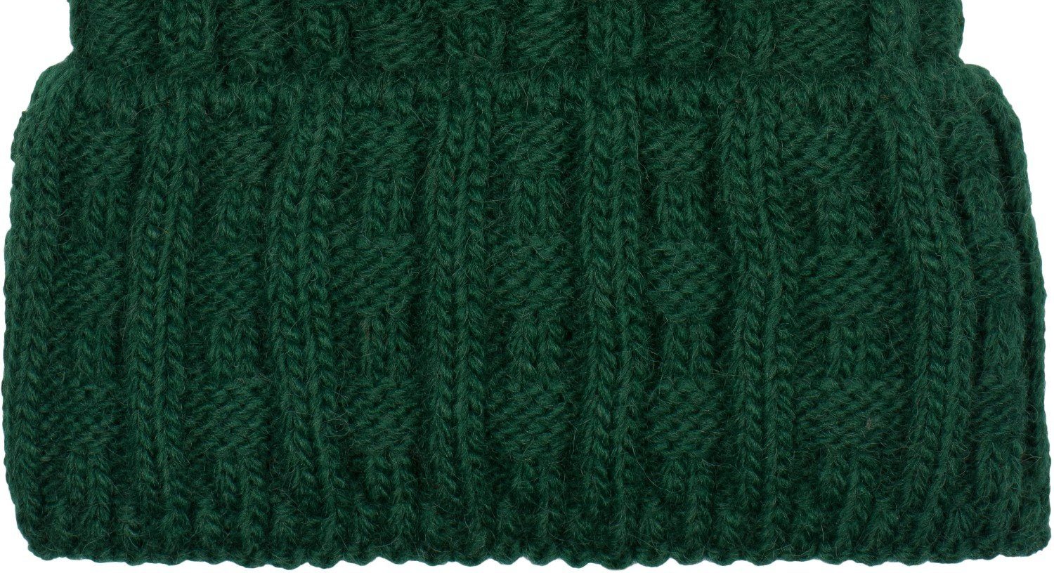 styleBREAKER Bommelmütze (1-St) Strick Bommelmütze mit Flecht Muster