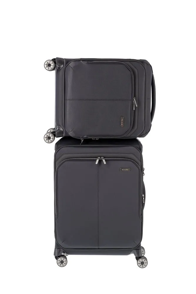 Travelite PRIIMA Kabinengepäck S mit 4 Rollen - Schwarz