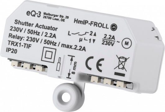 Homematic IP Rollladenaktor - Unterputz 3er Set Smart-Home-Steuerelement