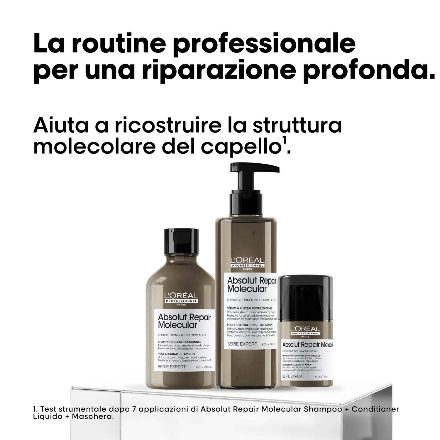 EXPERTENSERIE Neues Weihnachtsgeschenkset Absolut Repair Molecular Trio - Haar-Geschenksets