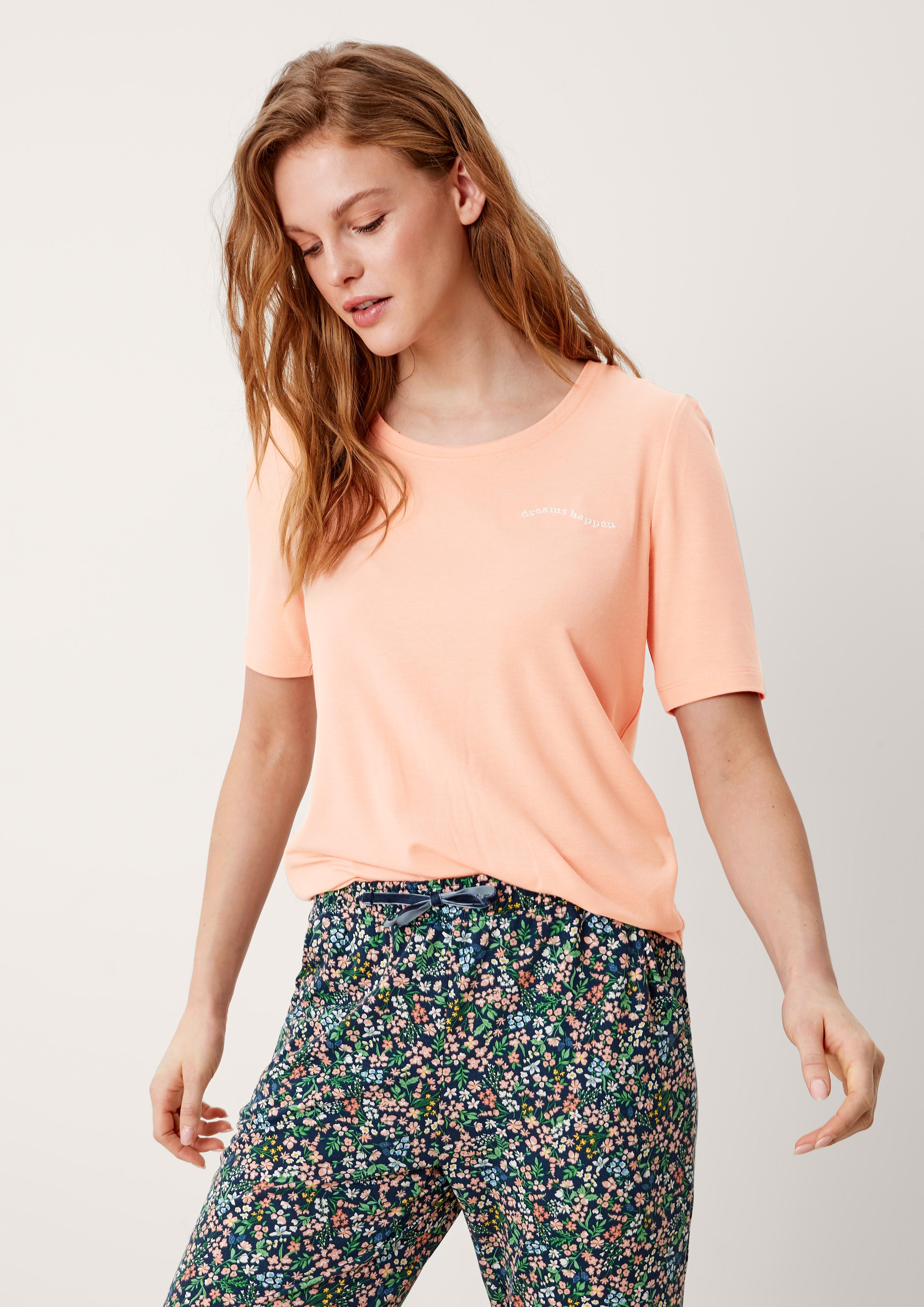 Pyjamashirt mit Stickerei  6006979-2400