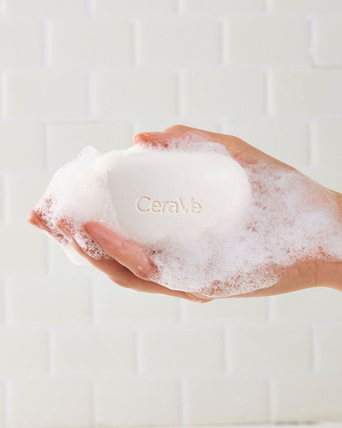 Pain nettoyant moussant sans savon pour peaux normales à grasses