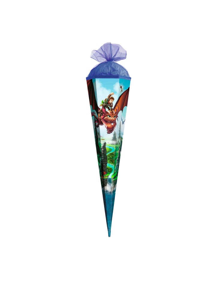 ROTH Geschenk-Schultüte klein Drachenjäger 50 cm in Bunt günstig kaufen onesize
