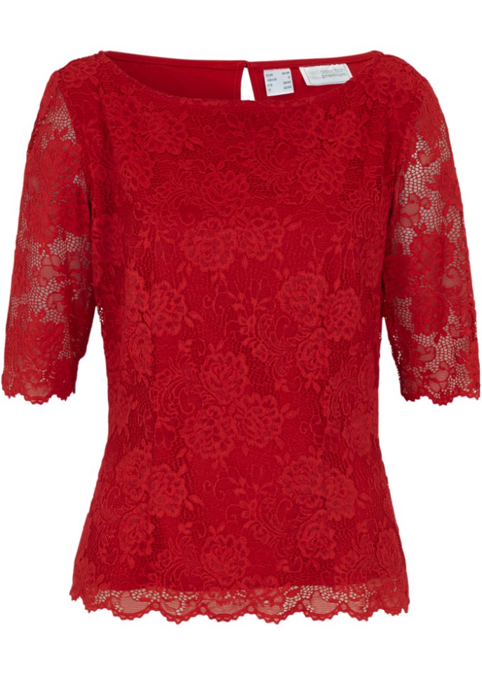 Blusenshirt aus Spitze