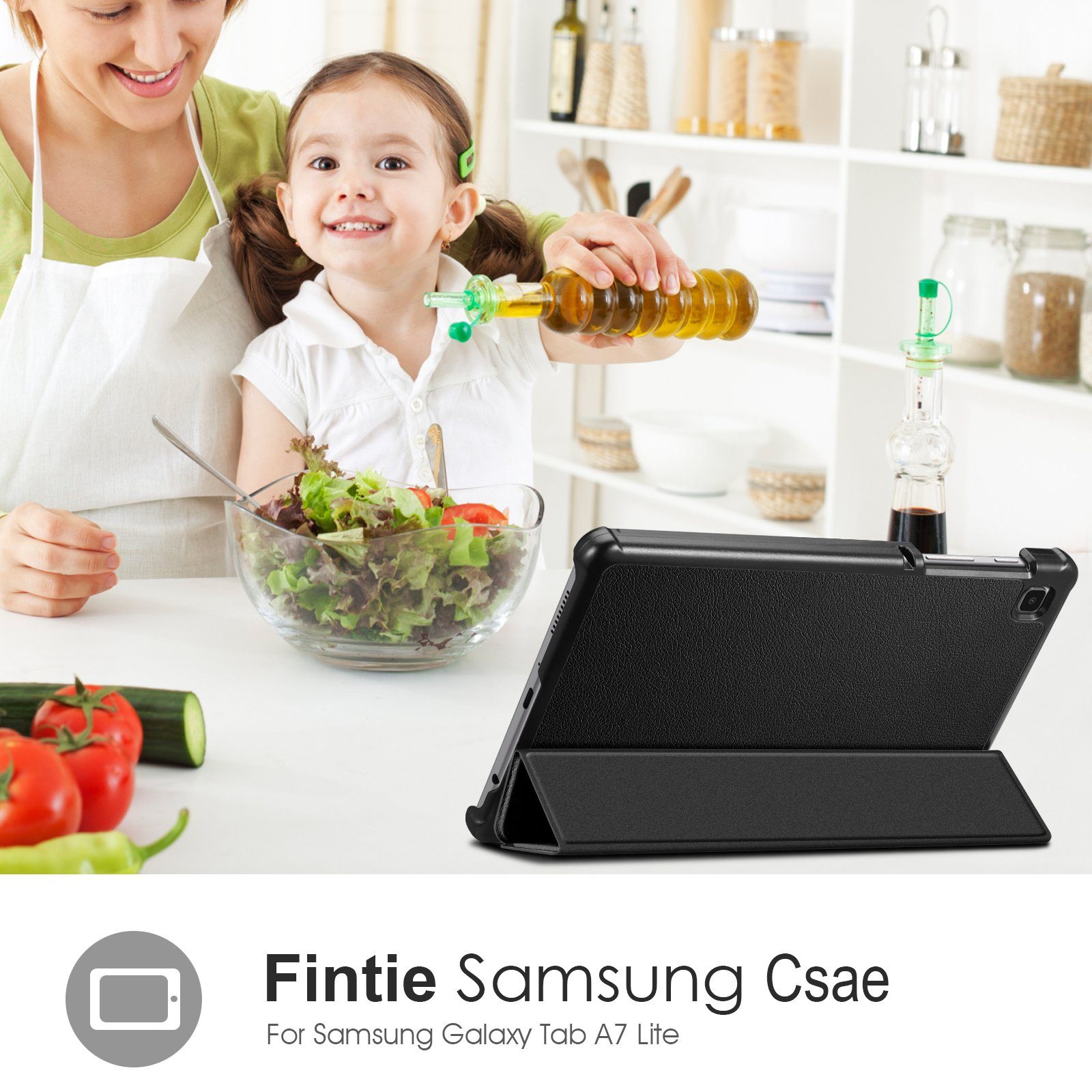 Fintie Tablet-Hülle Hülle für Samsung Galaxy Tab A7 Lite 8.7 2021 - Ultra Schlank Kunstleder Schutzhülle Cover für Samsung Galaxy Tab A7 Lite 8.7 Zoll SM-T225/T220 Tablet