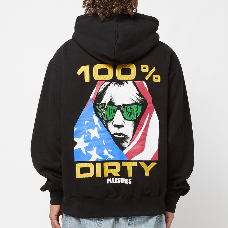 Pleasures Dirty Hoodie Black