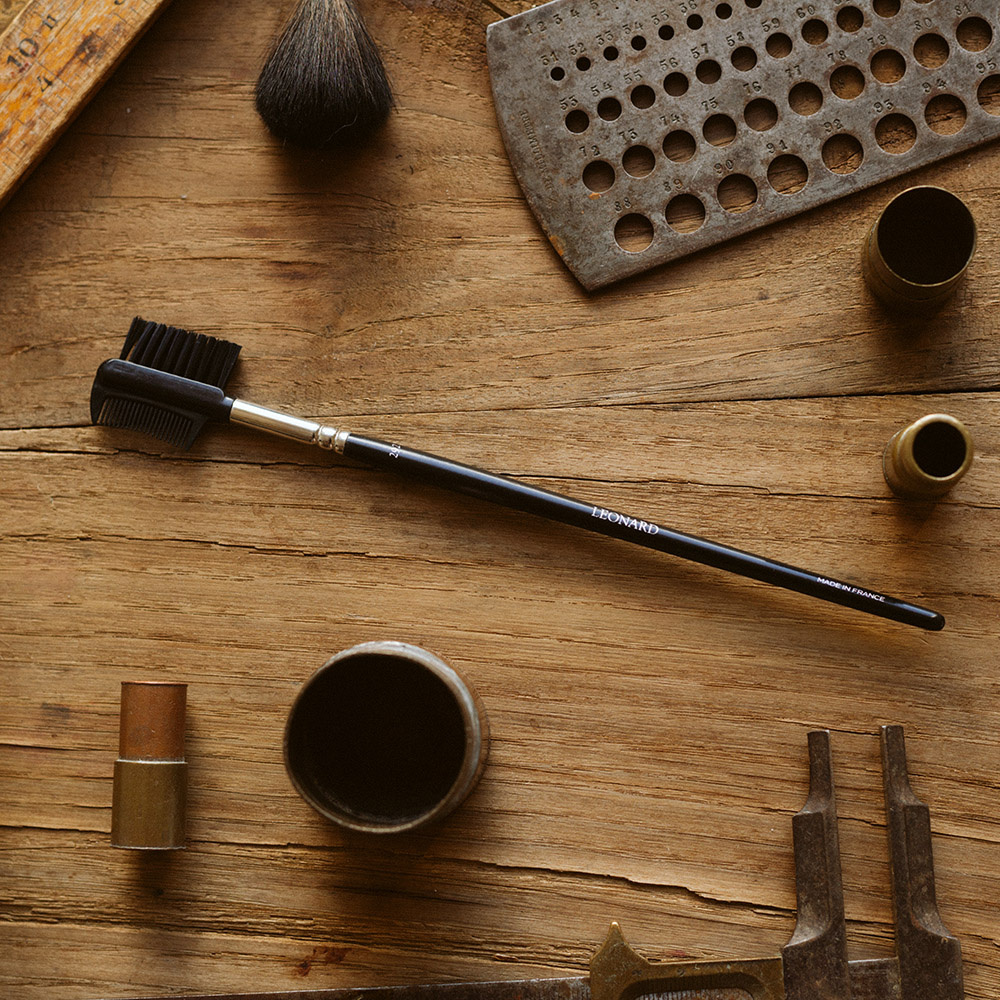 Leonard brushes Brosse peigne cils et sourcils n°292 Pinceau cils et sourcils