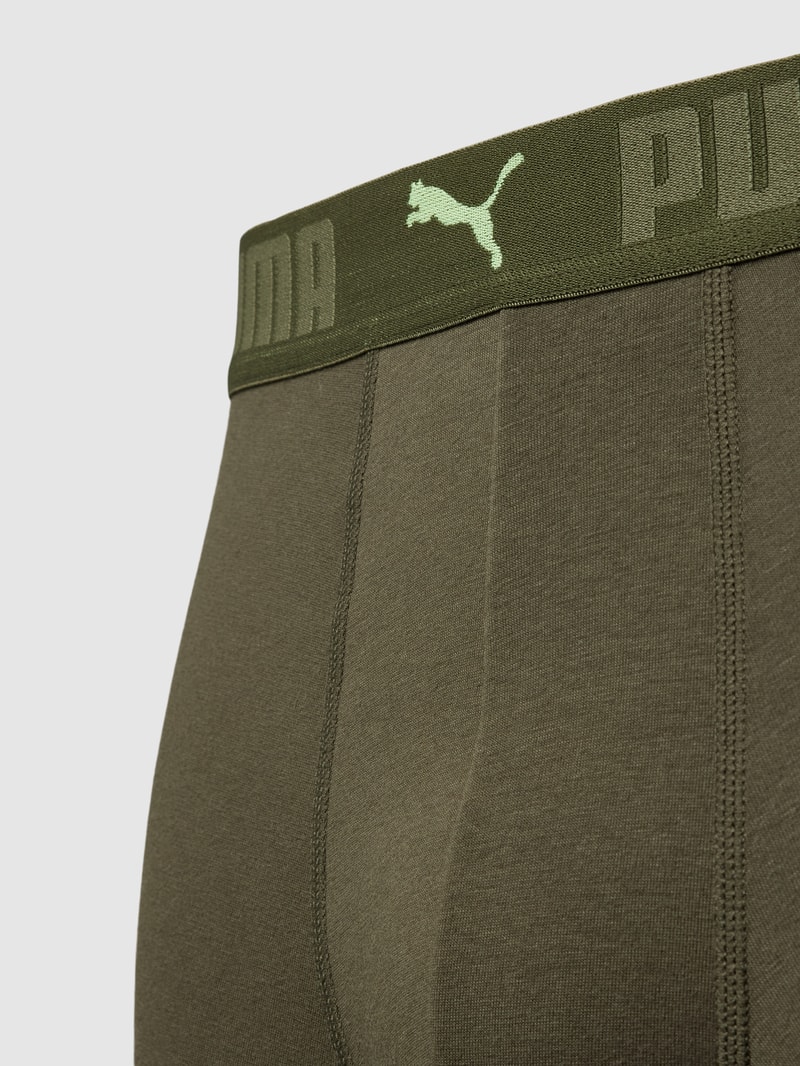 Trunks mit Label-Details im 2er-Pack in olivgrün