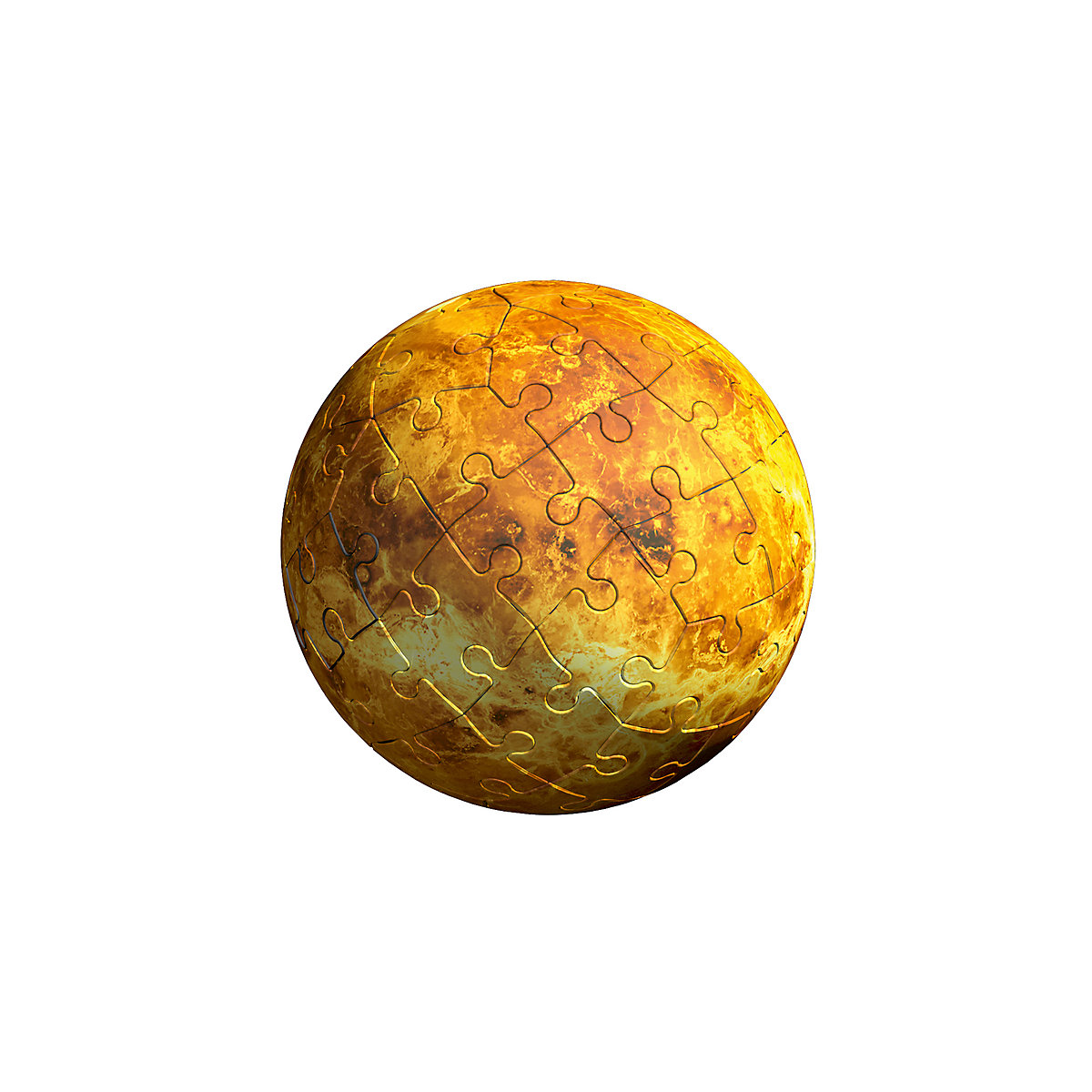 8-tlg. Set 3D-Puzzleball® Planetensystem, Ø5-15 cm, 522 Teile