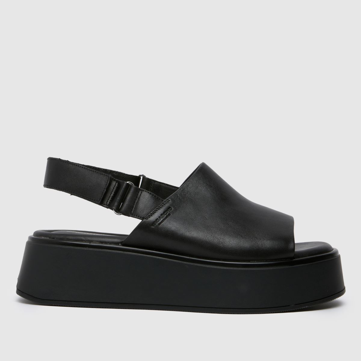 Vagabond Shoemakers – Courtney – Svarta plattformsandaler med mule