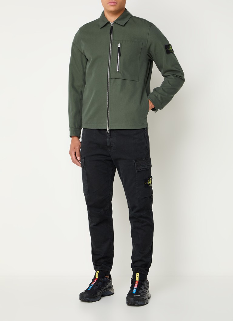 Μπλούζα Stone Island 11103 κανονικής εφαρμογής με τσέπη με φερμουάρ