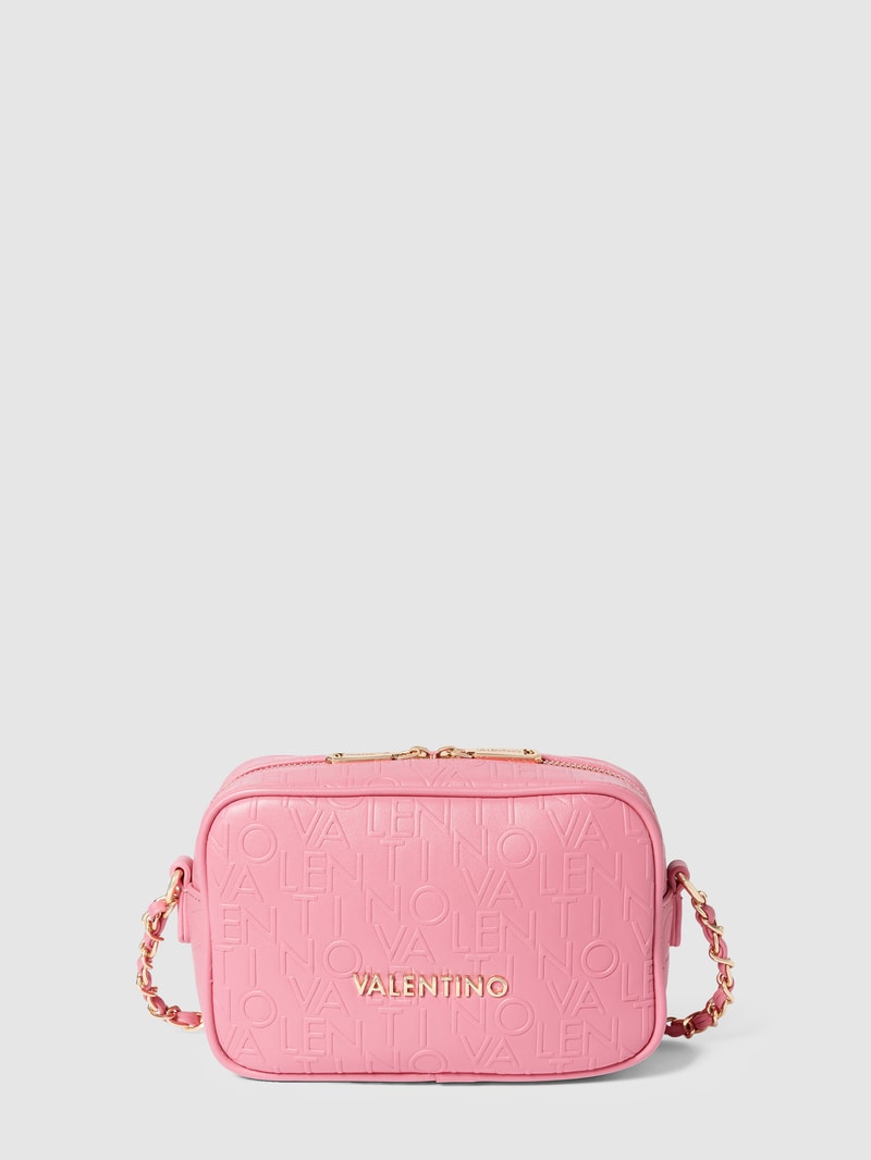 Umhängetasche mit Label-Details Modell 'RELAX' in pink