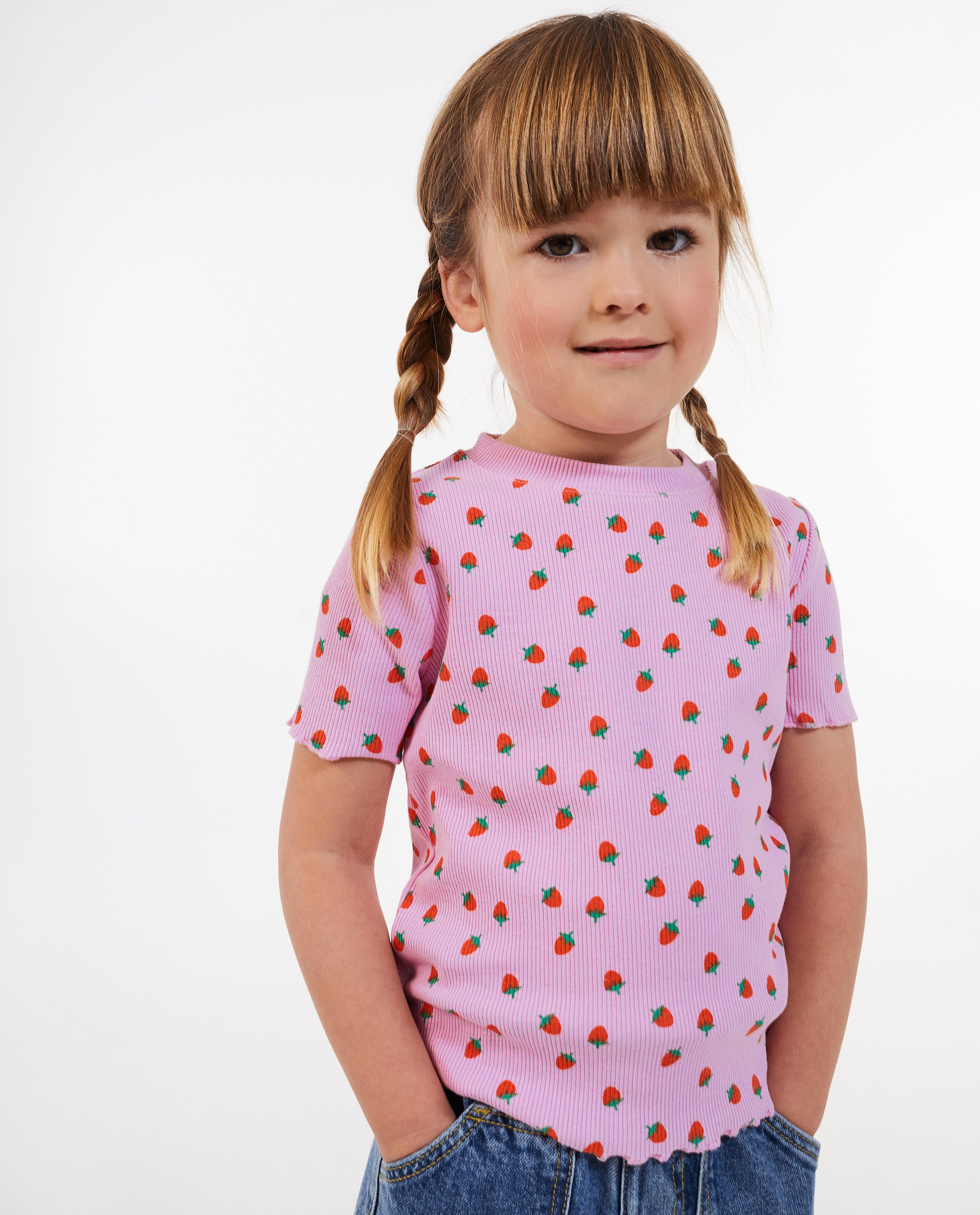 Tricou Milla Star cu nervuri fine roz