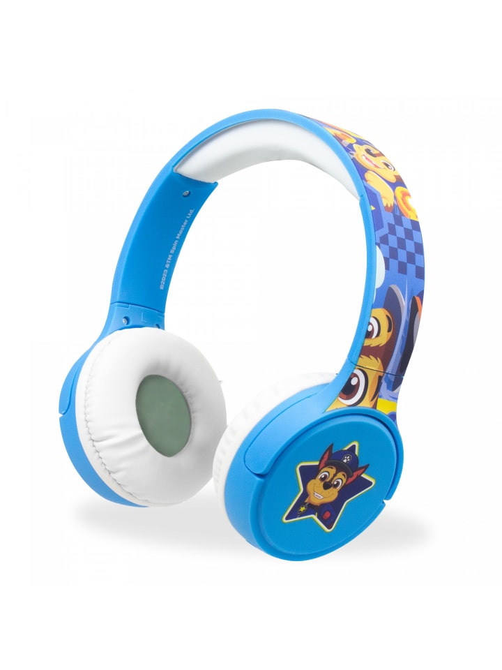 Paw Patrol Kinder Kopfhörer mit Motiv - Over-Ear-Kopfhörer für die kleinen in Blau günstig kaufen onesize