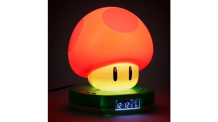Super Mario Mushroom digital Wecker