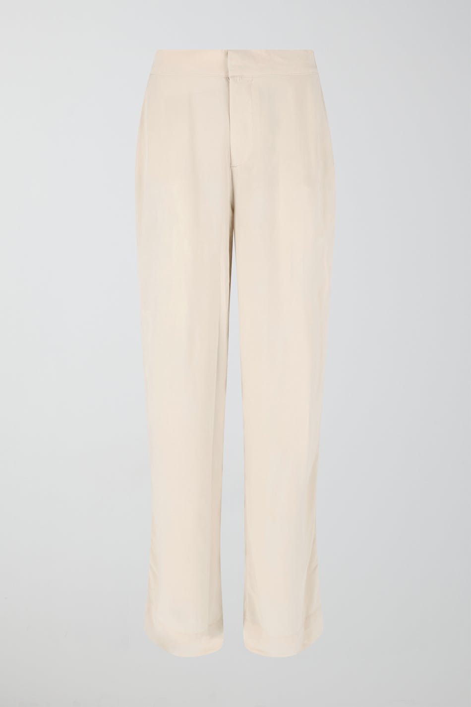 Relaxed viscose trousers