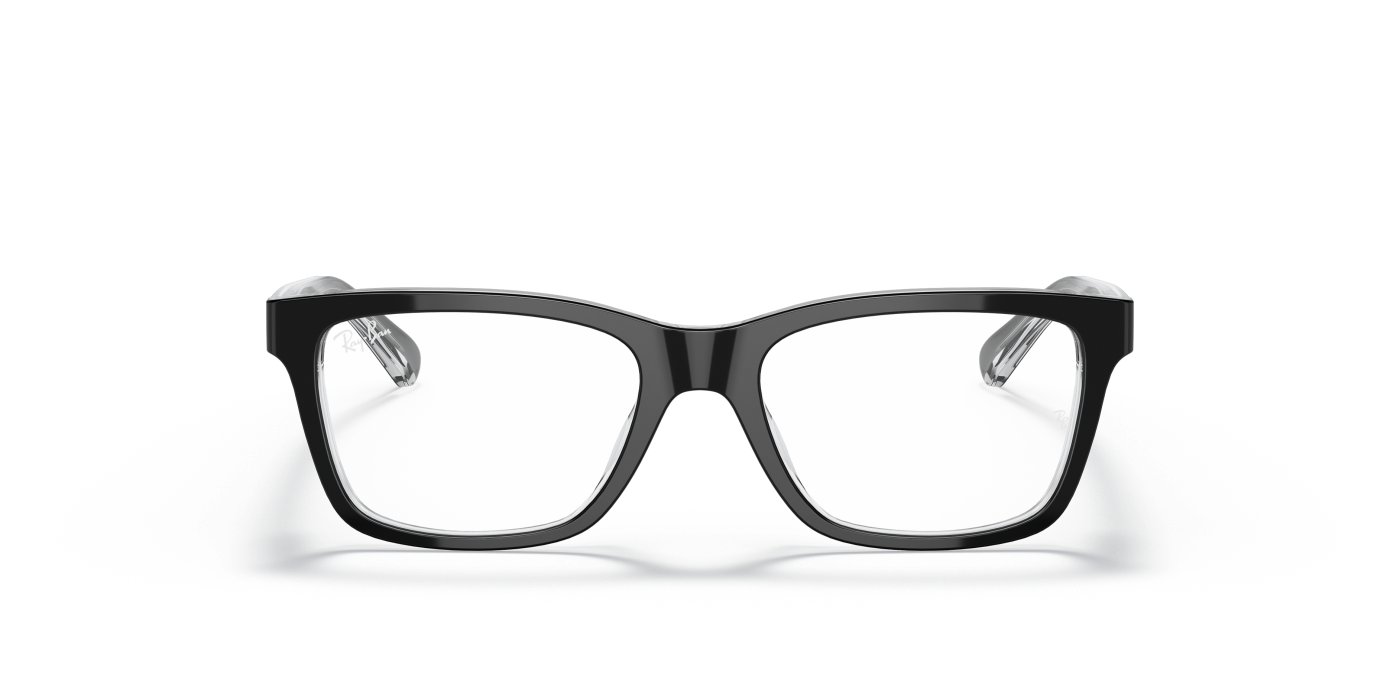 RB1536 OPTICS KIDS - Negru lucios pe transparent