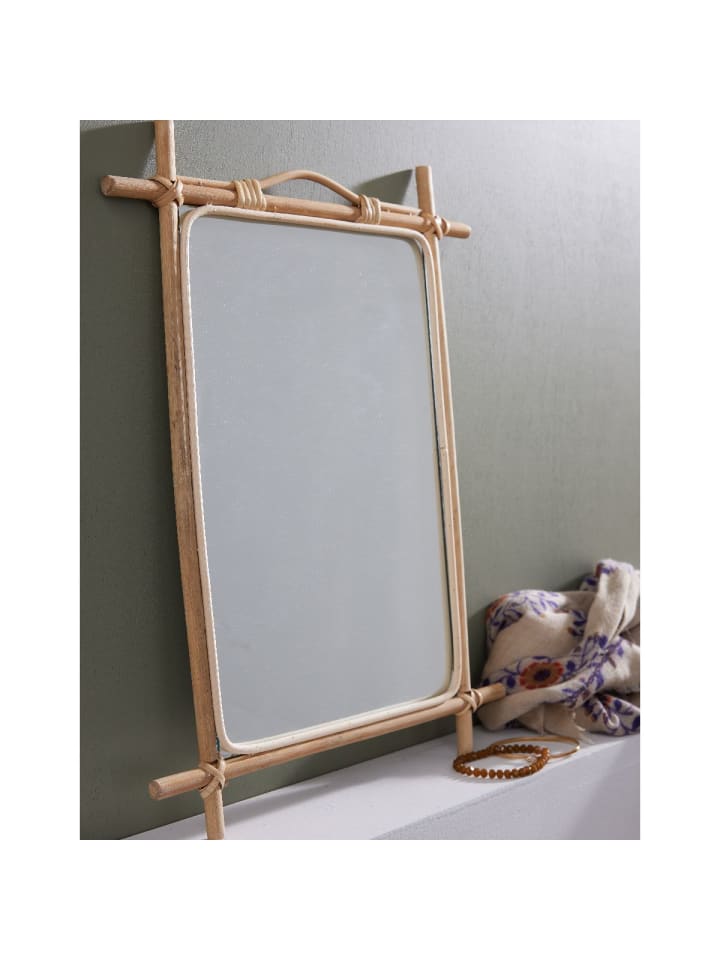 LA FACTORY Boho-Spiegel in beige günstig kaufen onesize