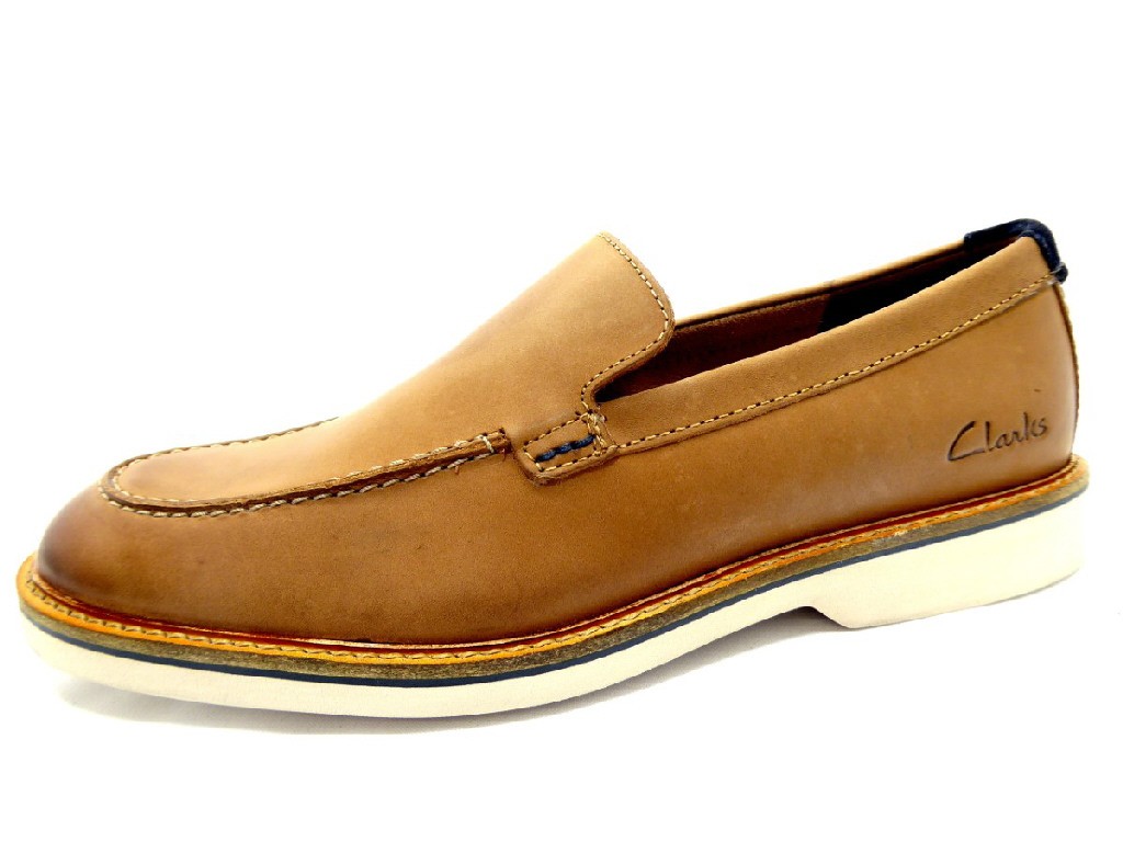 CLARKS Komfort Slipper braun