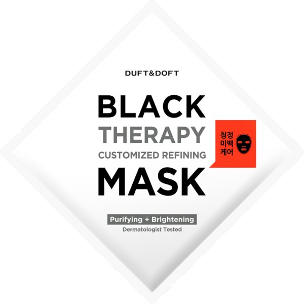 Duft & Doft Black Therapy Customized Refining Mask Gesichtsmaske