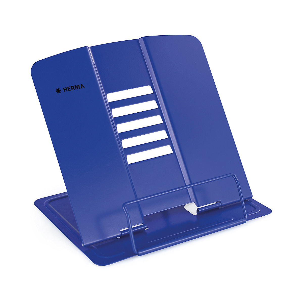 Leseständer Metall für Bücher & Tablets blau
