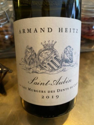 Domaine Armand HeitzSaint-Aubin  1er Cru Murgers des Dents de Chien Blanc 2019