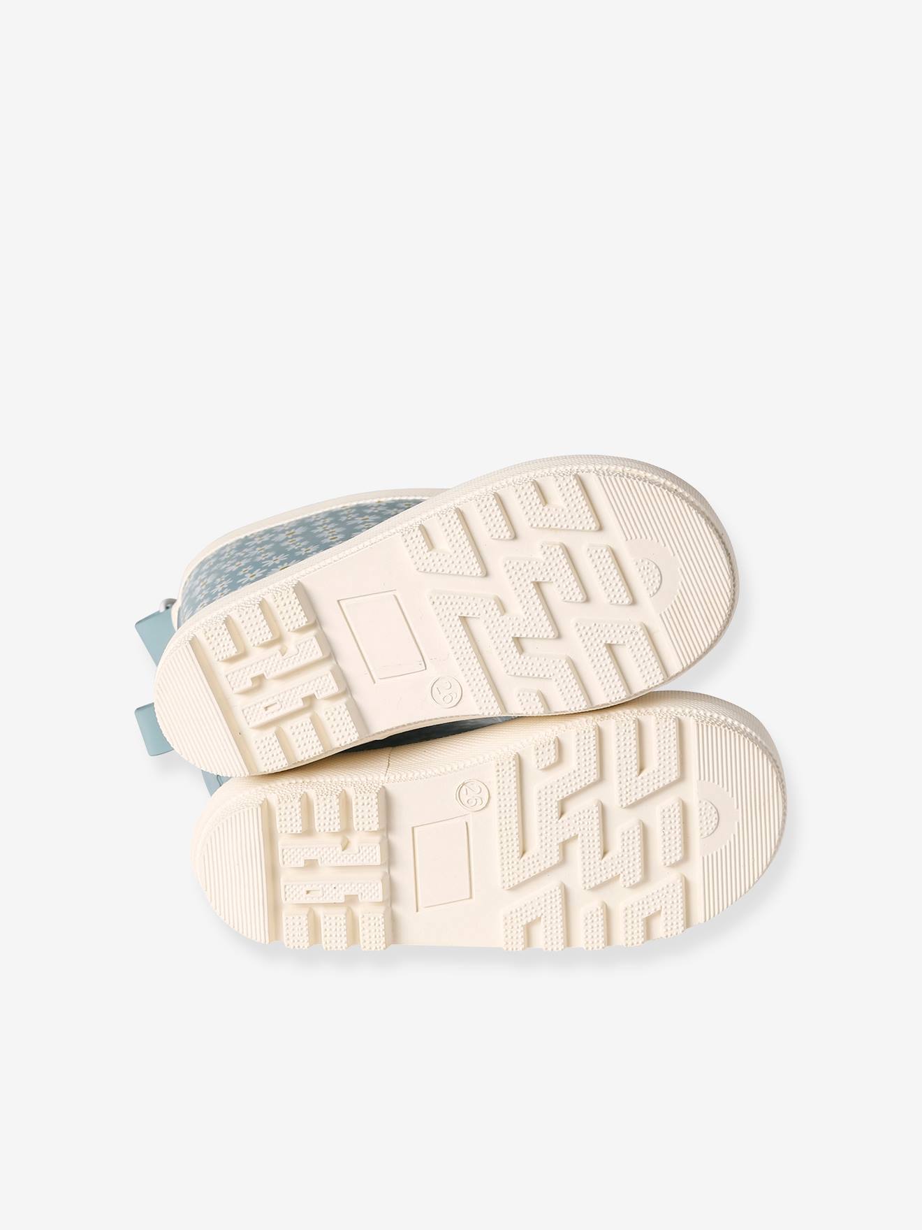 Bottes de pluie caoutchouc imprimé enfant collection maternelle bleu imprimé