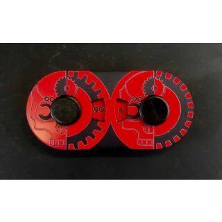Punktezähler 100 rot