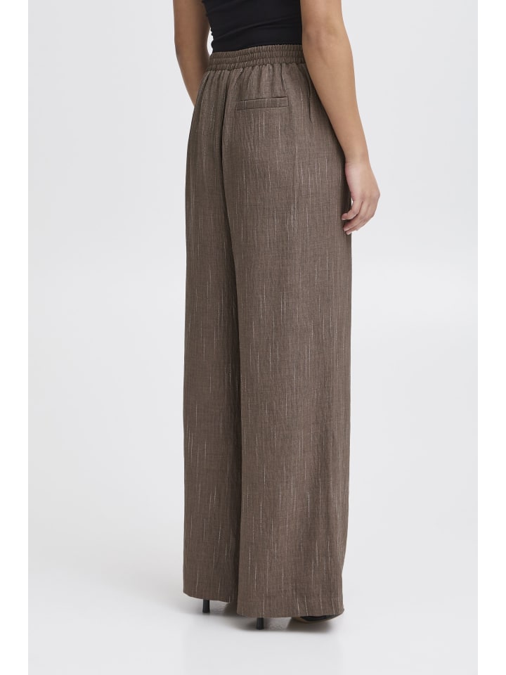 ICHI Relaxhose in Braun günstig kaufen