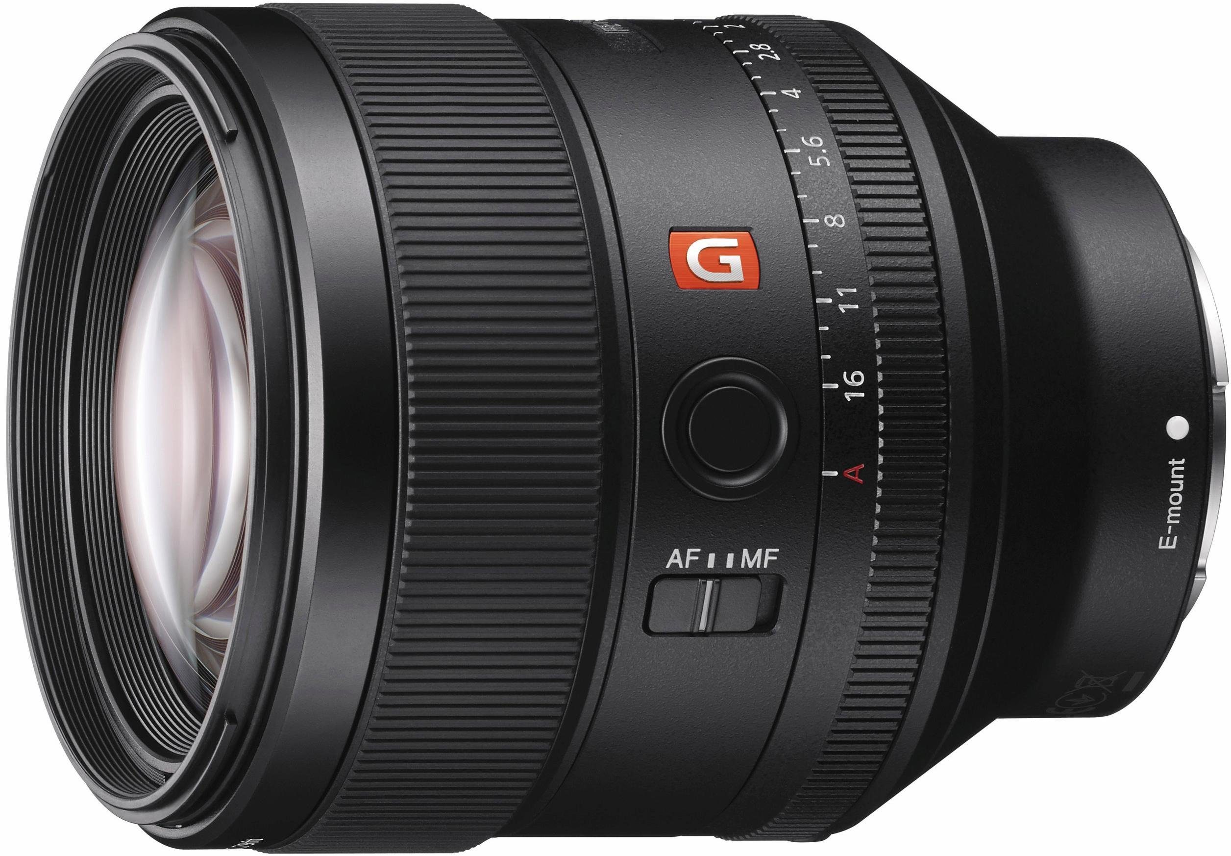 Sony SEL-85F14GM E-Mount Porträt Objektiv, (SEL-85mm F1.4 GM E-Mount Porträt)