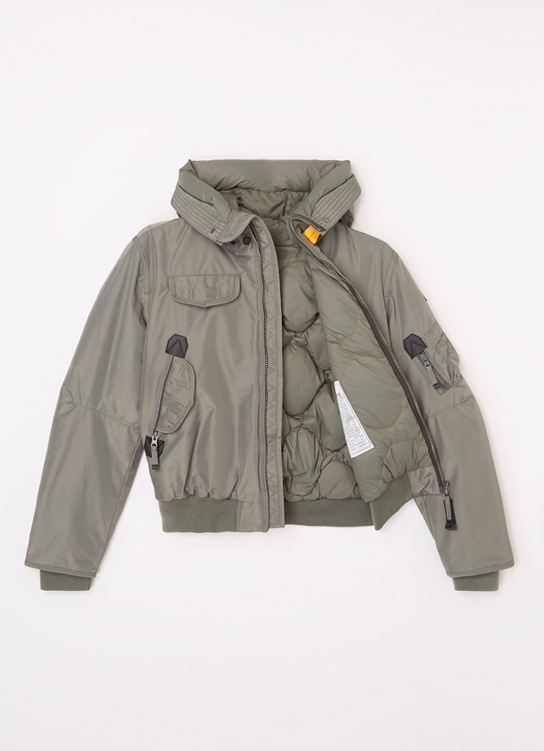 Giacca bomber imbottita Parajumpers Gobi con cappuccio