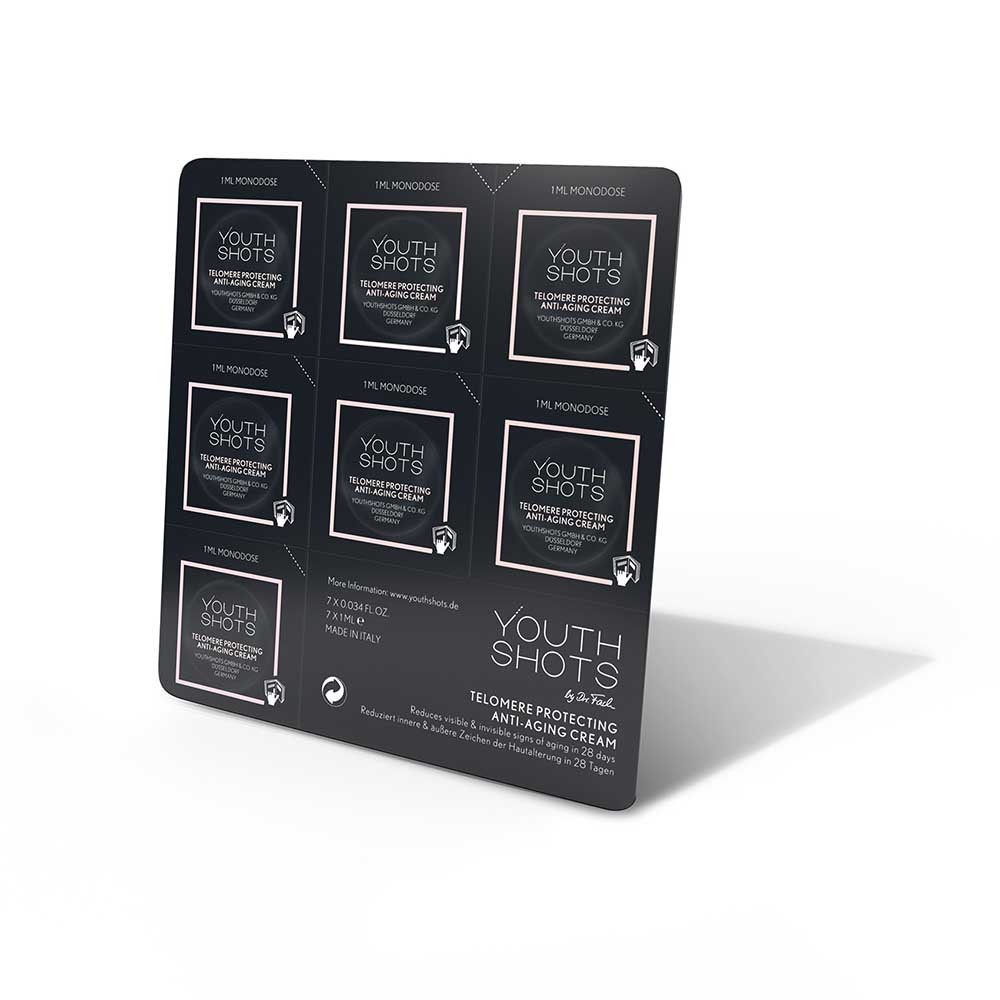 YOUTHSHOTS by Dr. Fach Gesichtspflege Anti-Aging Cream Telomere Protecting Wochenpackung