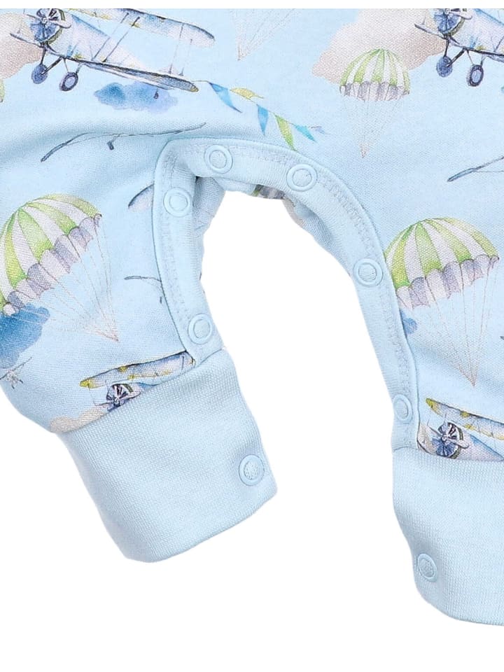 Nini Strampler Planes in blau günstig kaufen