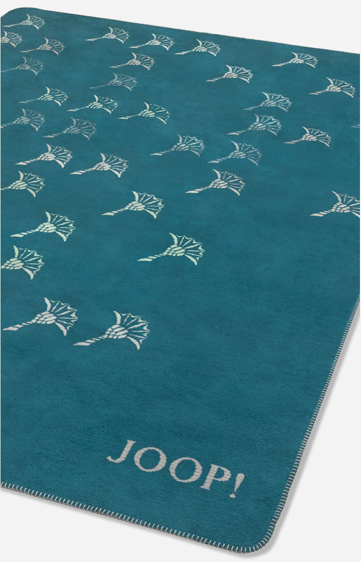 Wohndecke JOOP! FADED CORNFLOWER in Aqua