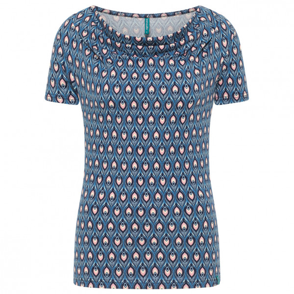 Tranquillo - Women's Gathered Neck Jersey-Shirt S/S