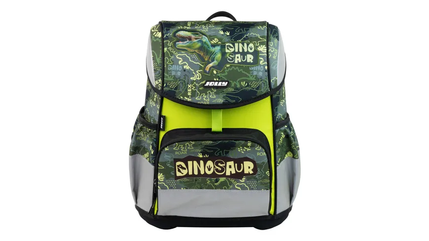 JOLLY Schultaschen-Set Ergonomic Flexi Dinosaurier 46teilig
