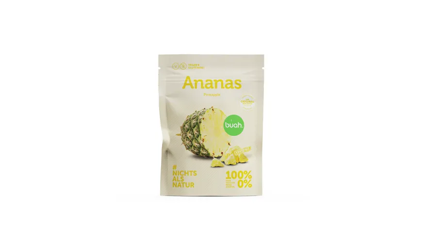 buah Ananas pur Kleiner Snackpack 20 g