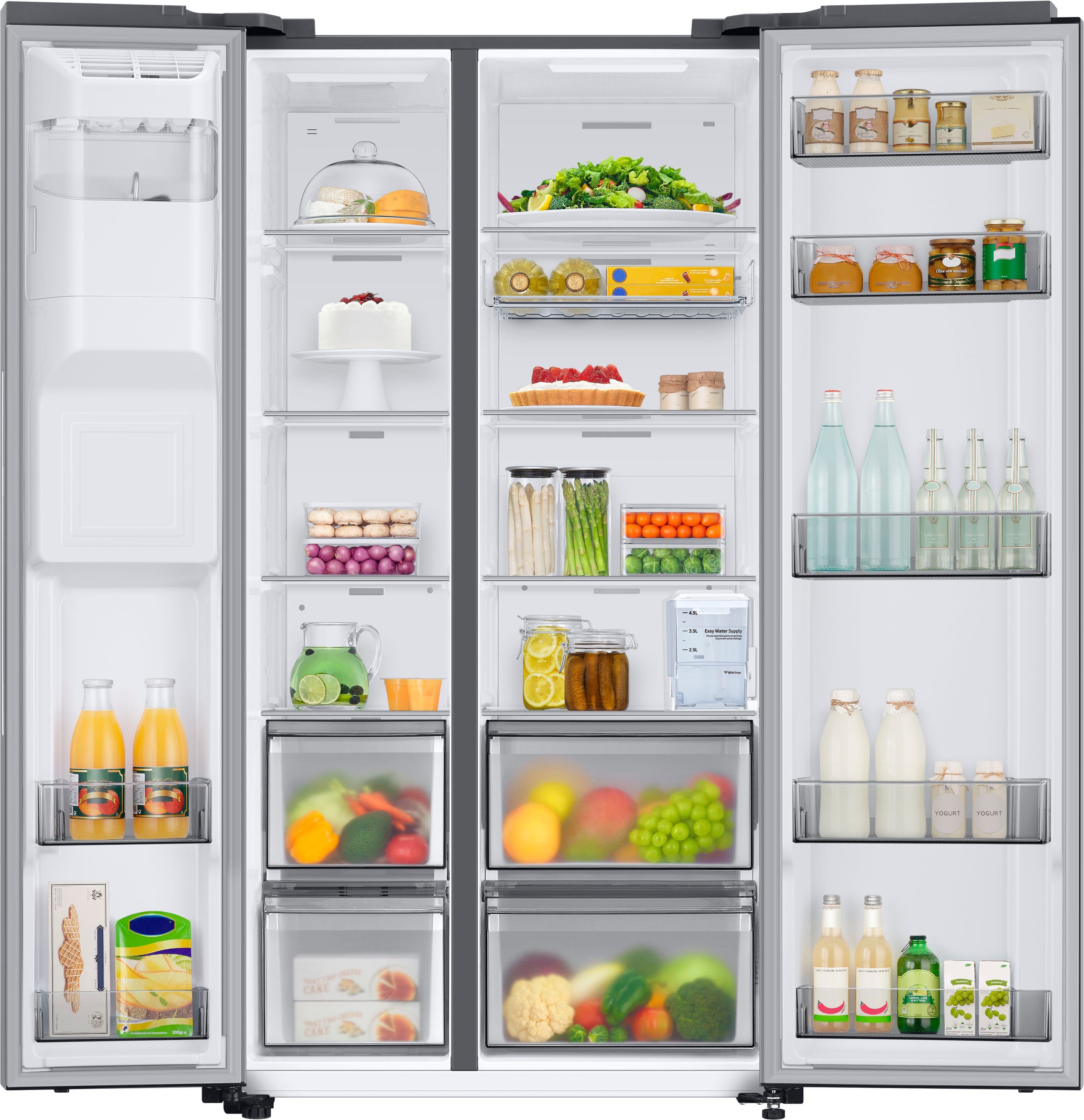 Samsung Side-by-Side RS6GA8532SL, 178 cm hoch, 91,2 cm breit