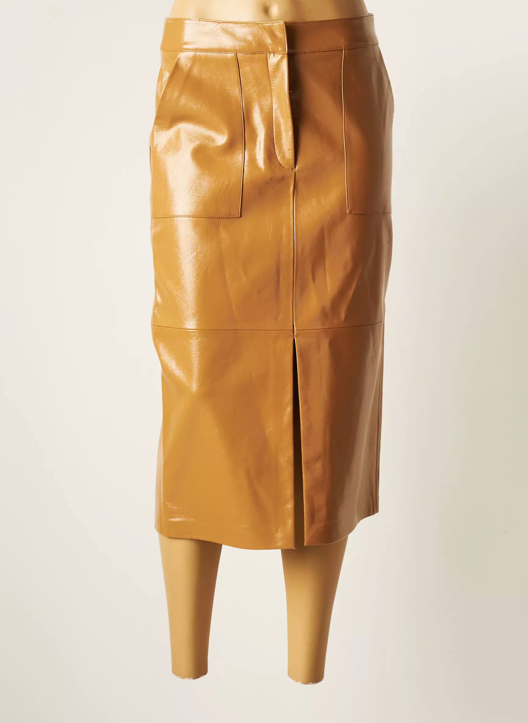 Mango Jupes Mi Longues Femme couleur marron