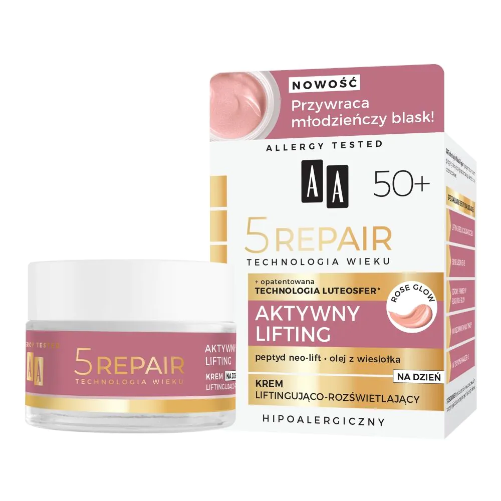 AA Age Technology 5Repair 50+ Active Lifting Løftende og Lysnende Dagcreme