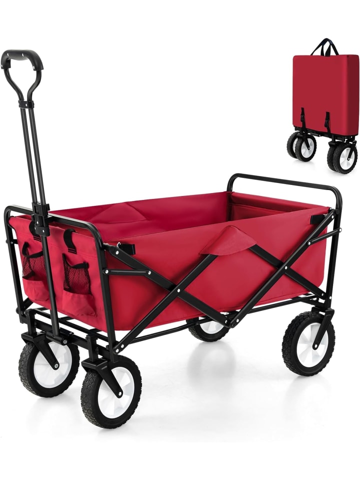 COSTWAY Bollerwagen faltbar in Rot günstig kaufen onesize