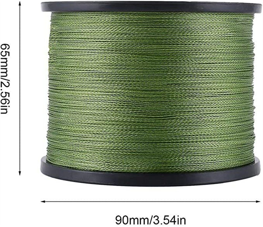 Dsen Angelschnur Angelschnur 1000m Super Strong PE Geflochtene Angelschnur 0.28mm, 1000 m Länge, (1-St)