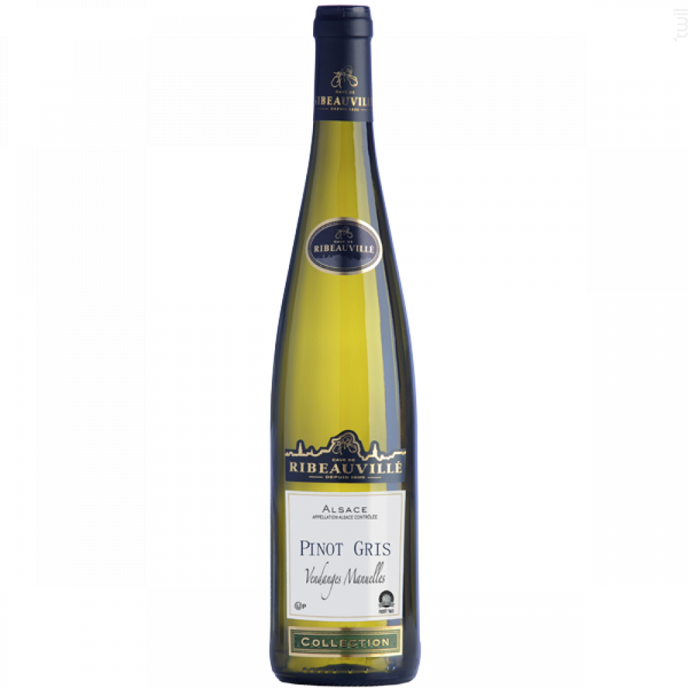 Pinot Gris Collection Casher Cave de Ribeauvillé Vin Blanc●Alsace Pinot Gris 2018 75cl