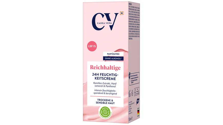 CV Reichhaltige 24h Feuchtigkeitscreme 50 ml