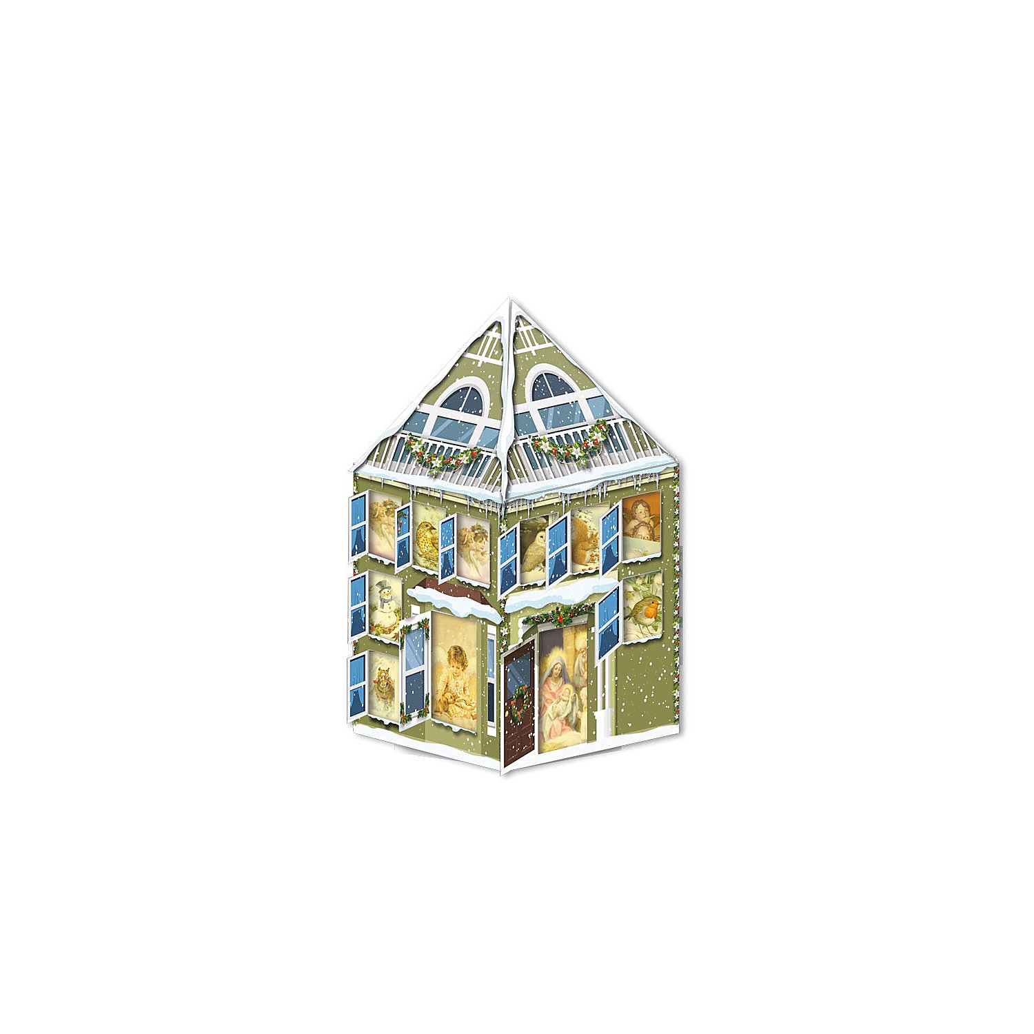 Adventskalenderkarten, für 4 Karten
