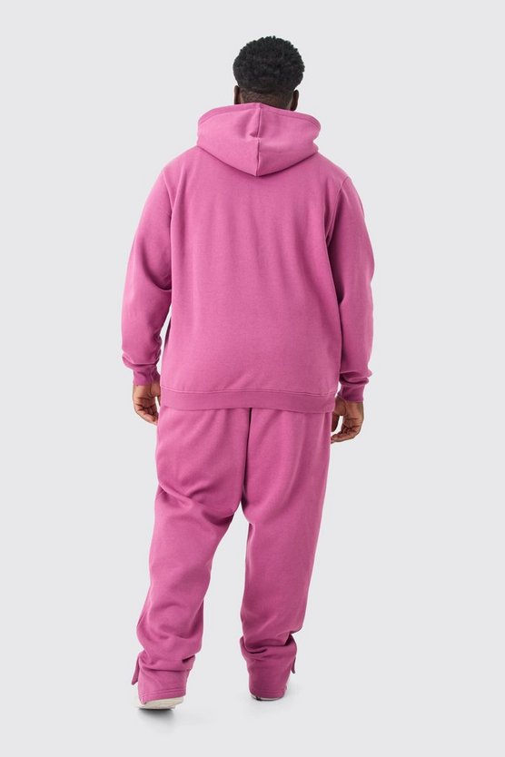 Plus Regular Fit Split Hem Limited Jogger