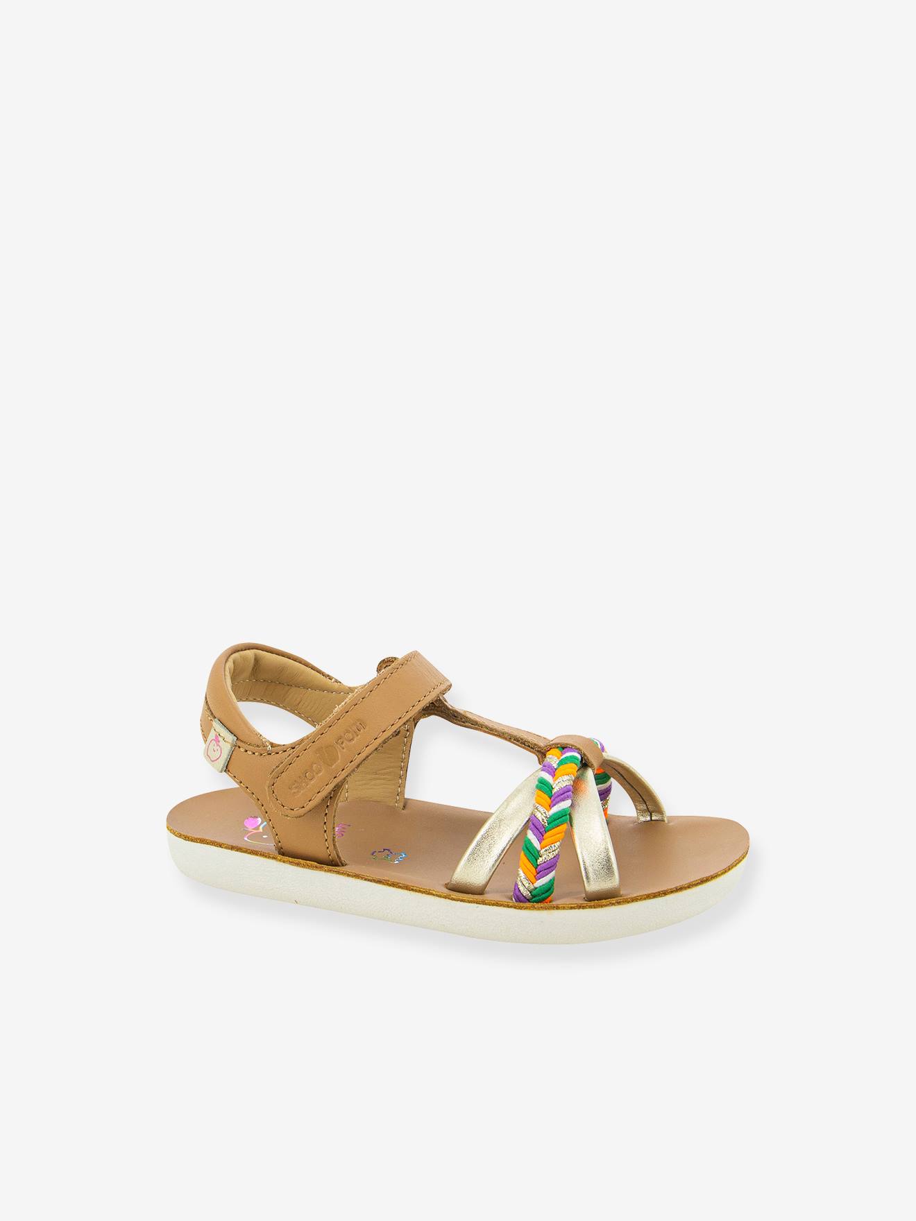 Sandales enfant Goa Salomé SHOO POM® caramel